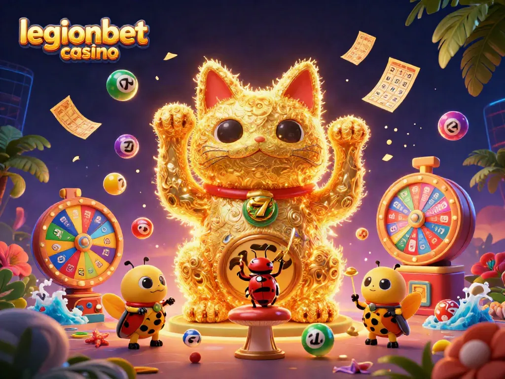 Experience thrilling gameplay at legionbet casino with dynamic lottery balls and colorful prizes.